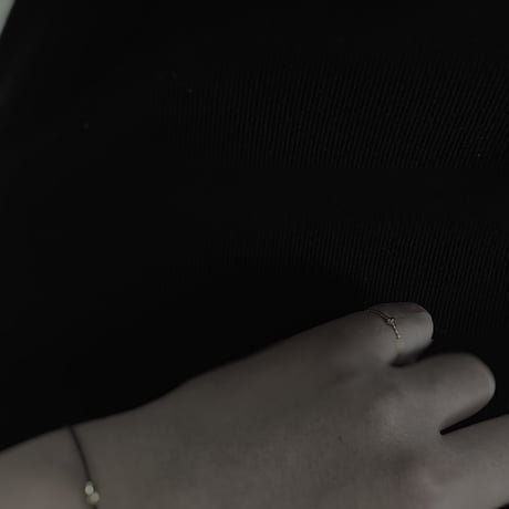 karen silver × K18YG ring