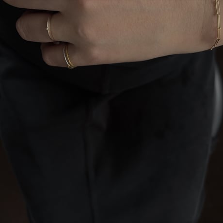 曉ater original karen silver × K18YG ring  no.3