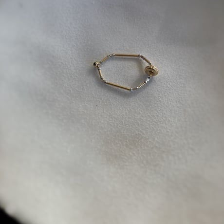 ｜pentagon k18 ring ♯15｜  チャームのみ