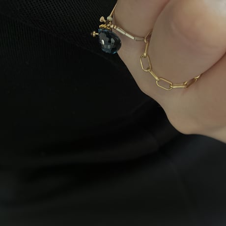 再販 -London Blue topaz ring-