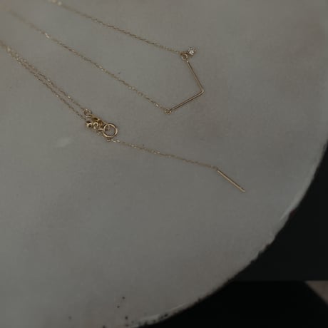 ｜応相談item｜ ｜V chain necklace K10YG  |