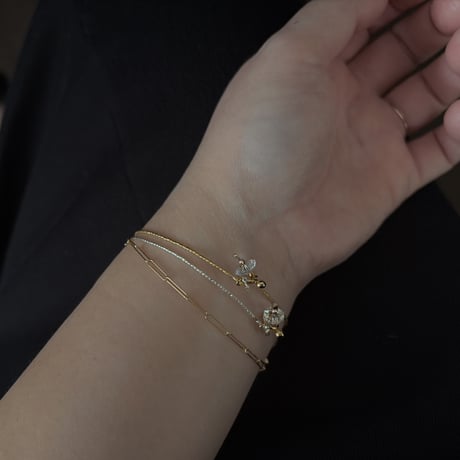6/19 new - gold or silver - quartz bracelet  -