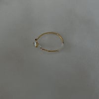 -  clear color tourmaline ring  -