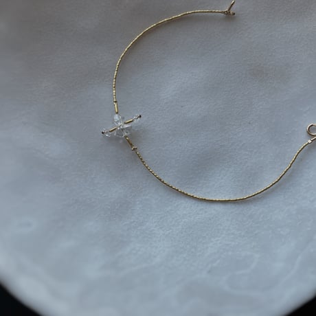 new ／her-kimer diamond cross bracelet or ring