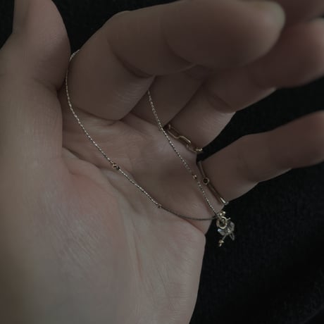 - tres silver bracelet -