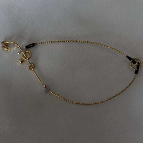 ーcrystal braceletー - Lilac -