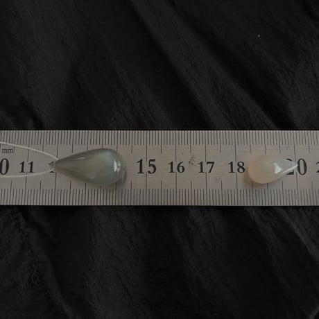 4/3再入荷 ー necklace ー　moonstone (gray white)