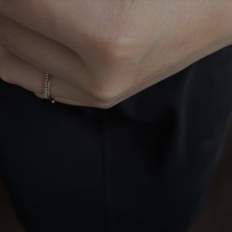 karen silver × K18YG ring  no.2