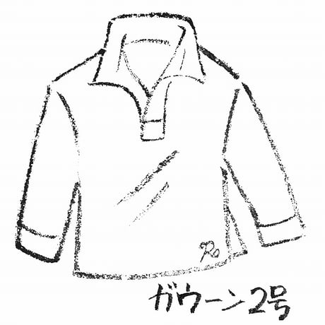 【久留米織】藍染め　ガウーン２号（ゆったりシャツ）
