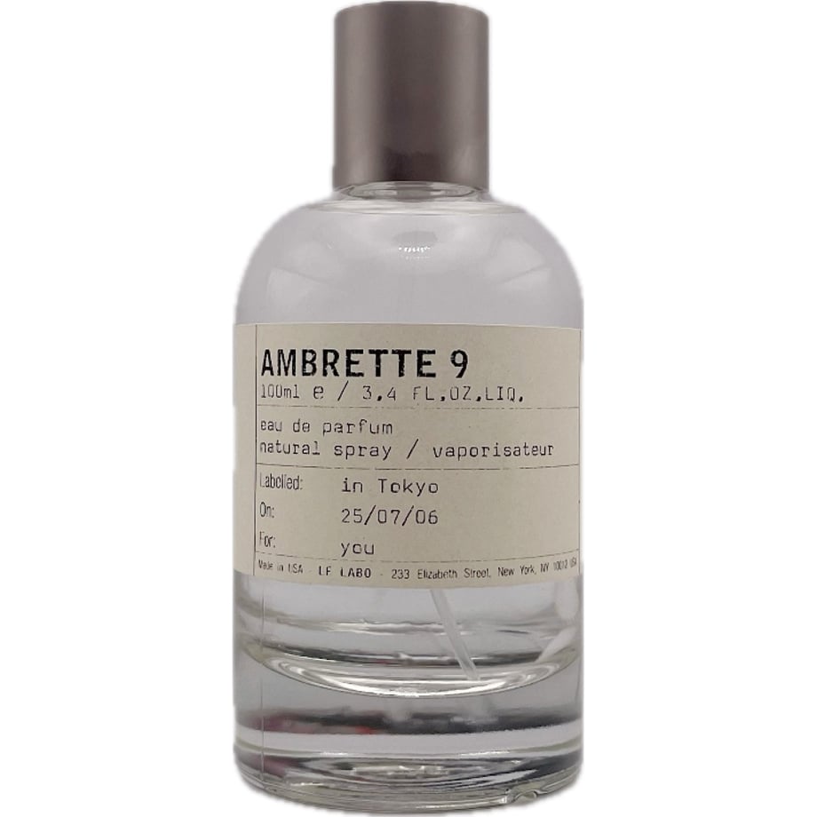 Ambrette 9 Notes AMBRETTE 9 (アンブレット9)1ml|LE LABO(ルラボ) | AM fragr...