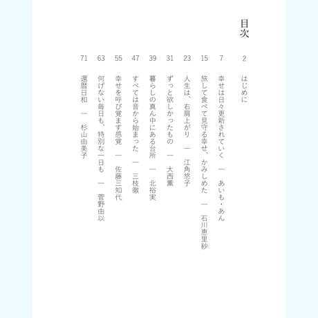 ZINE「書いてみつけたしあわせ　18 Happy Anthology  」