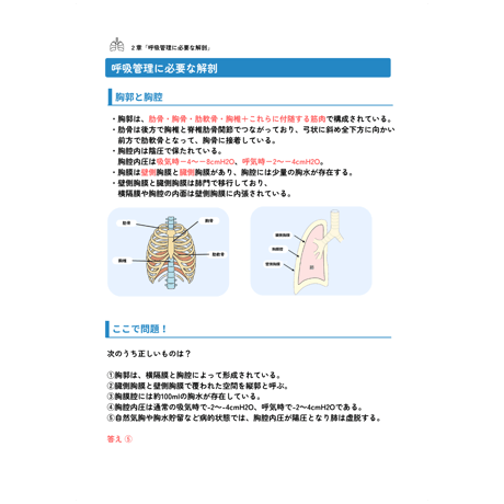 2章「呼吸管理に必要な解剖」