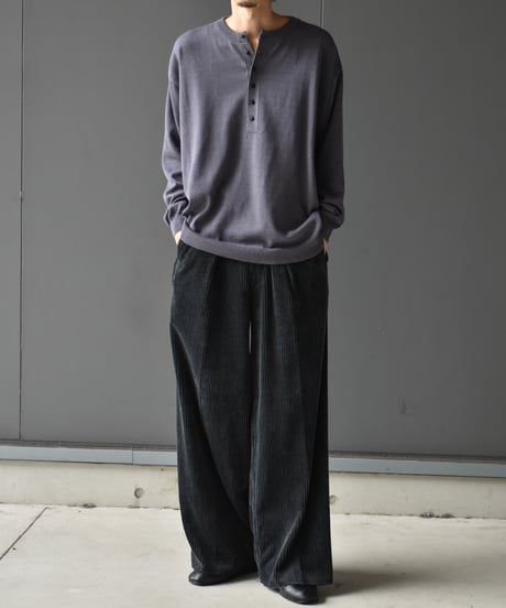 "Exclusive"ANDER HENLY NECK KNIT