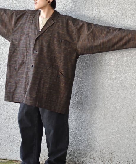 O project  COVERALL /MELANGE DENIM