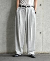 saby TWO TUCK TROUSER - Recycled Fiber Jersey FAB -