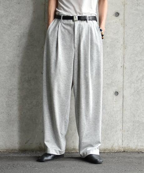 saby TWO TUCK TROUSER - Recycled Fiber Jersey FAB -