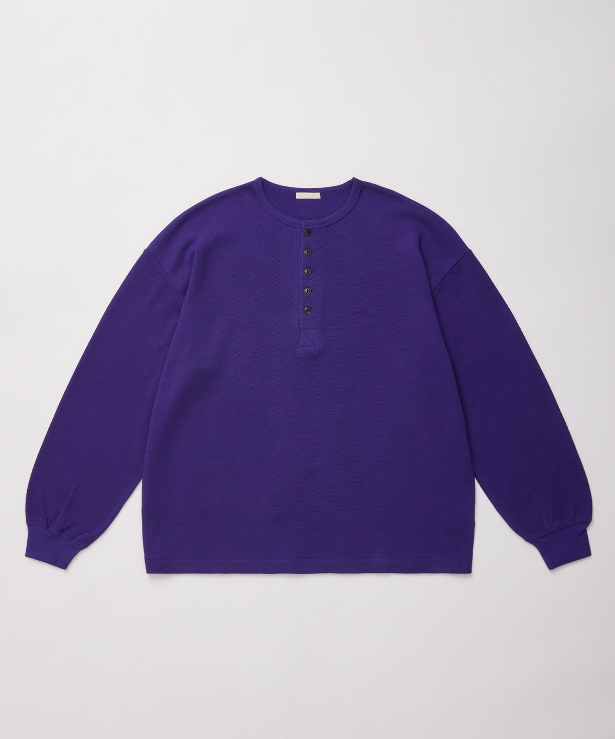 トップス ULTERIOR CASH HONEYCOMB HENLEY-NECK TOP ULTERIOR / C/CASH HONEYCOMB HENLEY-NECK TOP 