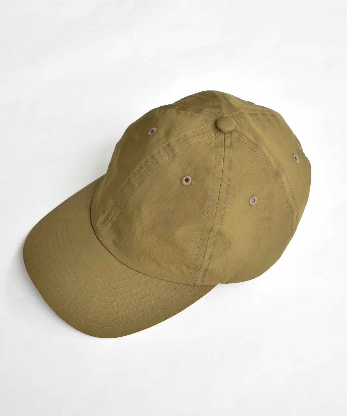 ULTERIOR WASHED NYLON KERSEY 6 PANELED CAP Ex f