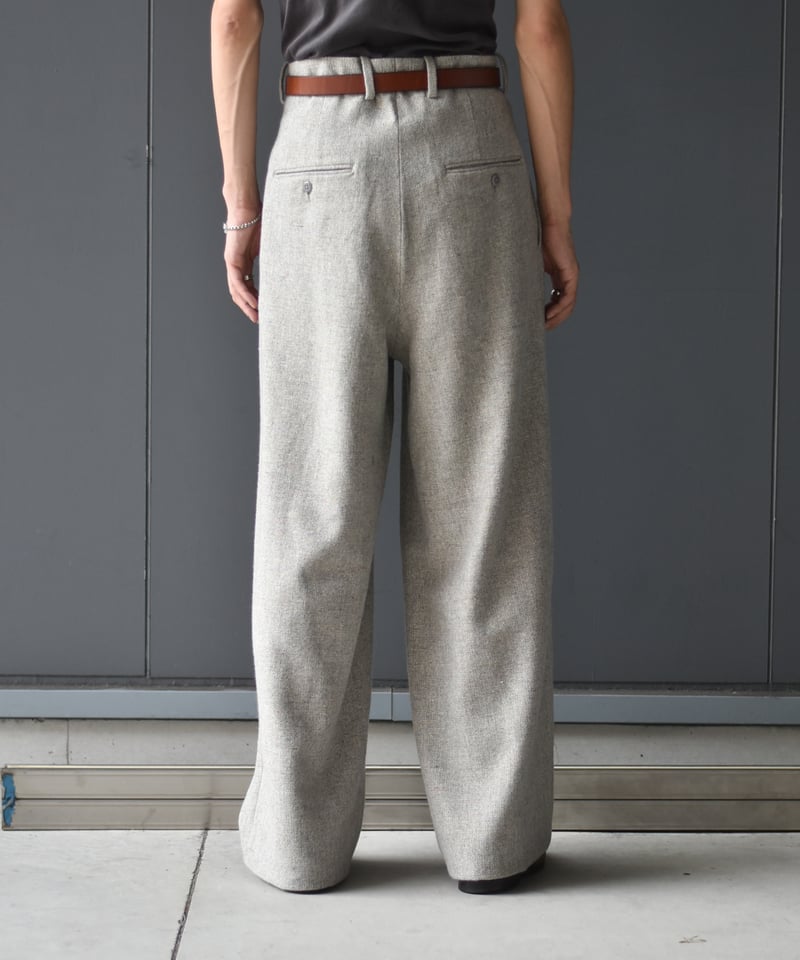 パンツ m's braque Exclusive TUCKED BAGGY PANTS m's braque 