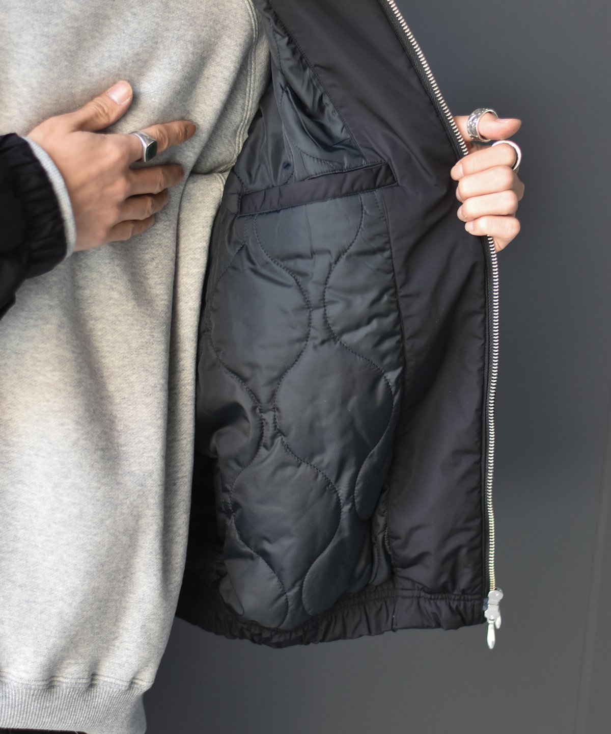 superNova. Quilted lining track jacket - Taffet