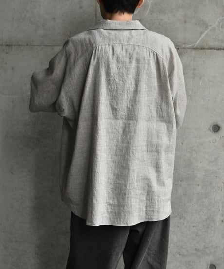 Gorsch the merry coachman Yak Mixed L/C Horizontal Open Raglan Short Sleeve Shirt