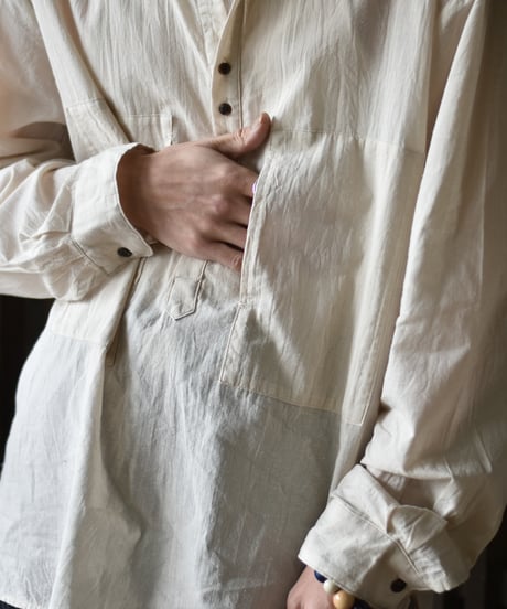 yose  COTTON SILK P/O SHIRT