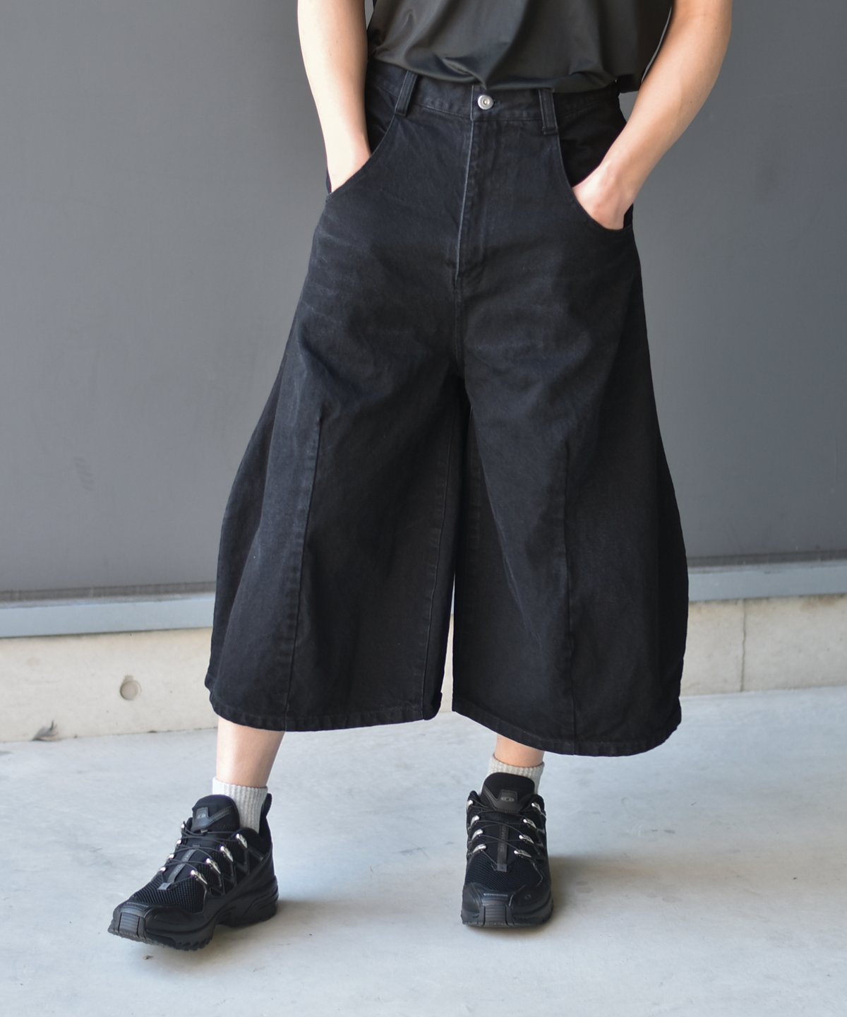 パンツ NAM HORN DENIM WASHED DENIM WASHED BLACK nam-horn-denim-washed-black-