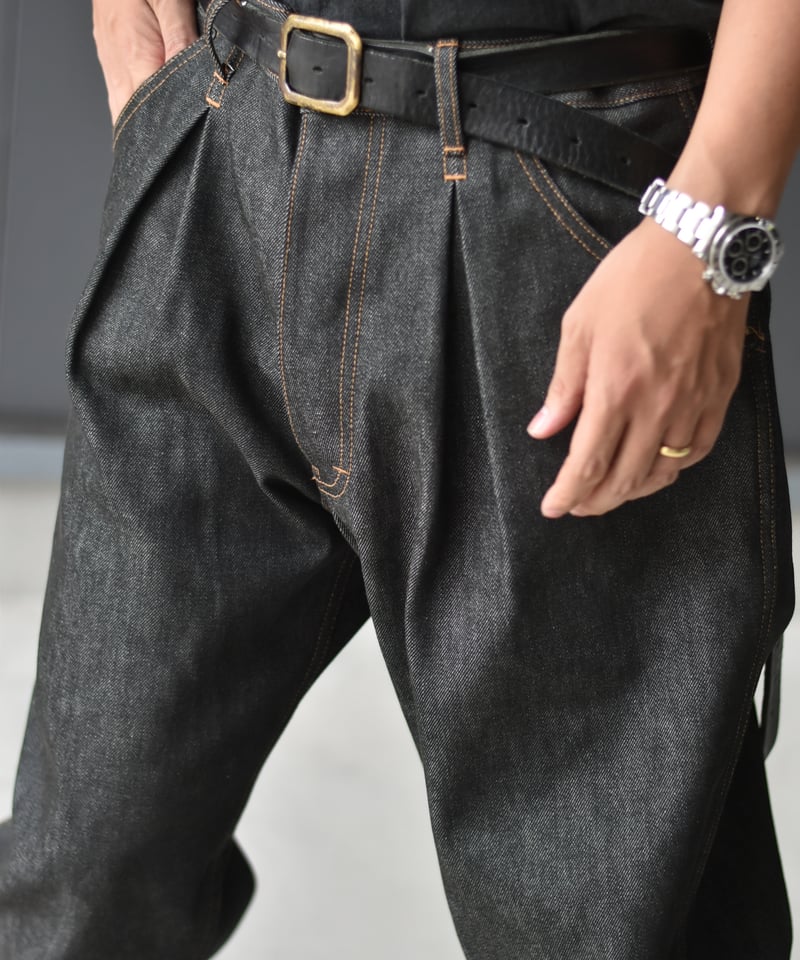 パンツ willow pants P-035 Willow Pants P-035 BLK-DENIM | 45do｜ULTERIOR・re