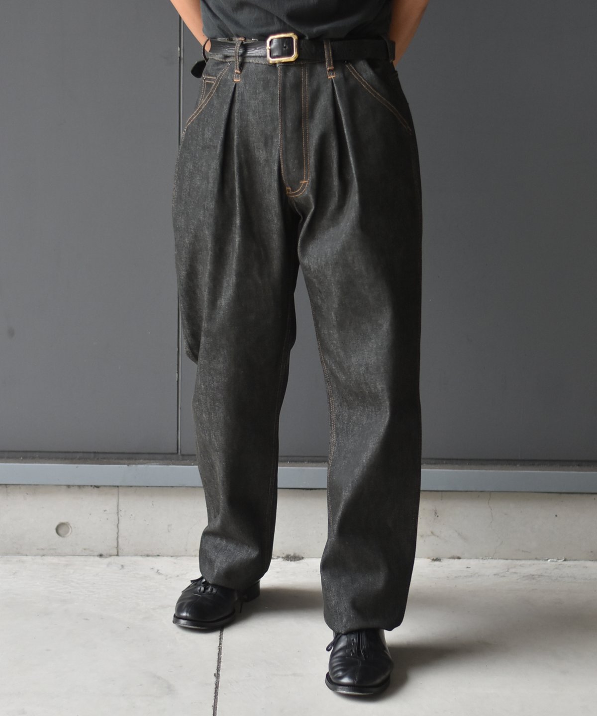 パンツ willow pants P-035 Willow Pants P-035 BLK-DENIM | 45do｜ULTERIOR・re