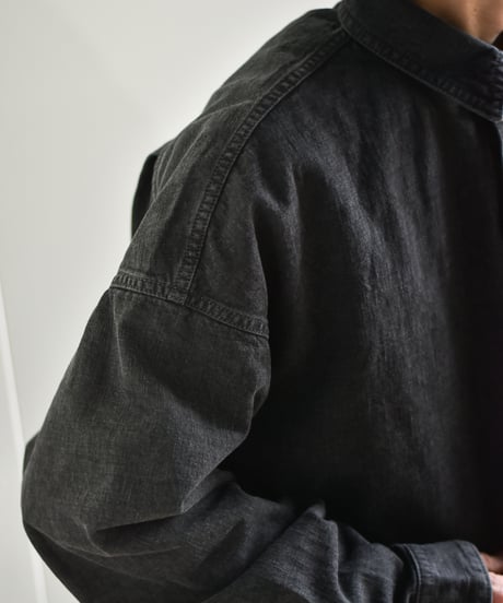 nakedgauge ZIMBABWE COTTON DENM OVERSIZED S-BLOLSON