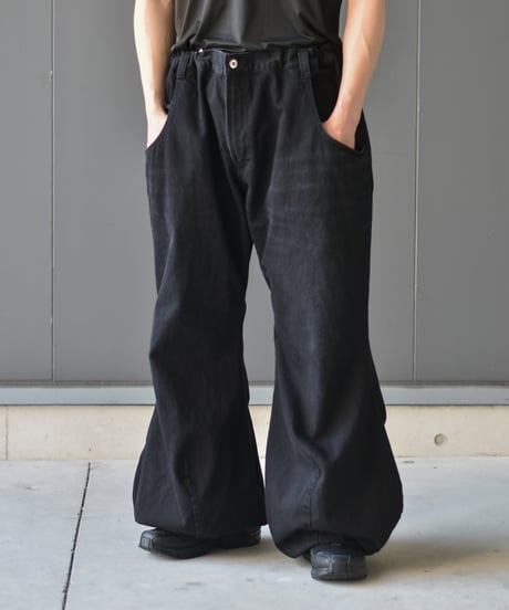 パンツ NAM - TRUMPET DENIM WASHED BLACK パンツ NAM - TRUMPET DENIM WASHED BLACK nam-trumpet-denim