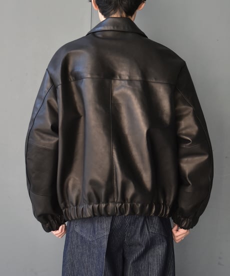 superNova. Leather flight jacket - Horsehide / Black