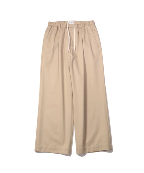 【LAST1】superNova. Wide easy pants - Lyocell chino