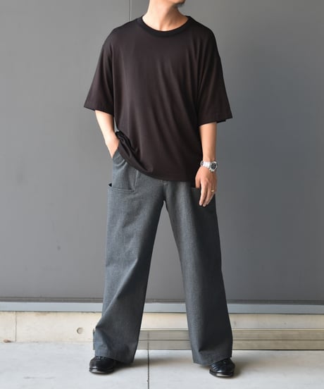Gorsch the merry coachman Summer Wool Knit Pullover-Ryukyu Indigo