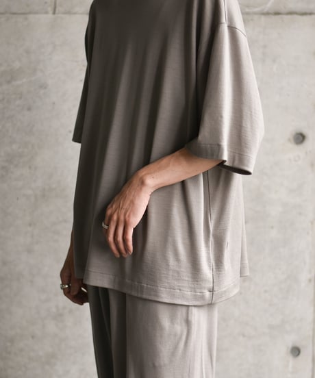 Gorsch the merry coachman Merino Wool Pullover Short Sleeve Knit