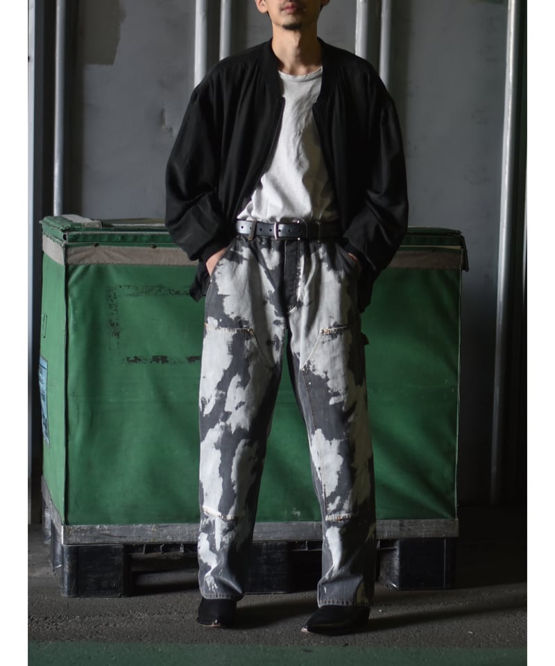 Willow Pants 【ウィローパンツ】P-034 Willow Pants P-034 BLK bleach | 45do｜refomed・Go