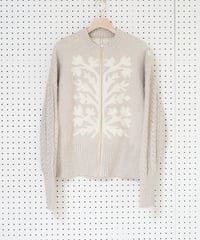 Call   PAPER-CUT KNIT BLOUSON