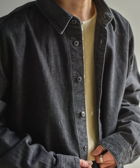 nakedgauge ZIMBABWE COTTON DENM OVERSIZED S-BLOLSON