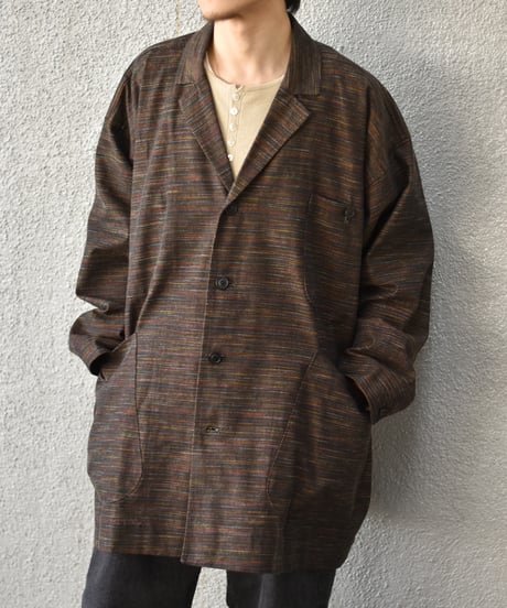 O project  COVERALL /MELANGE DENIM