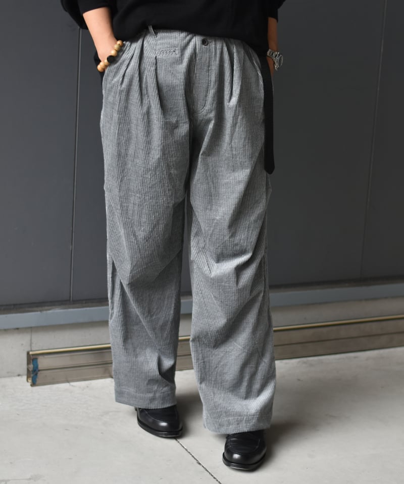 Willow Pants P-023 GRY-CORD | 45do｜ULTERIOR・ref