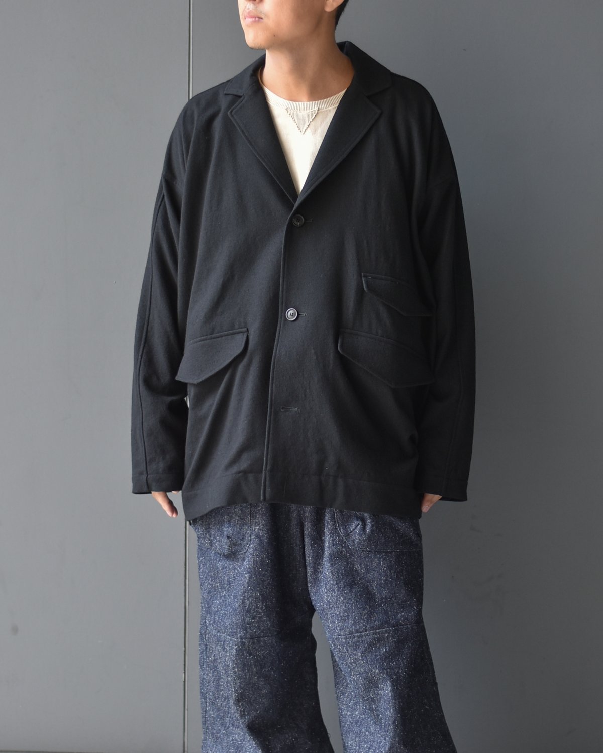 LAST1】O project BLAZER JACKET / BRUSHED SOFT