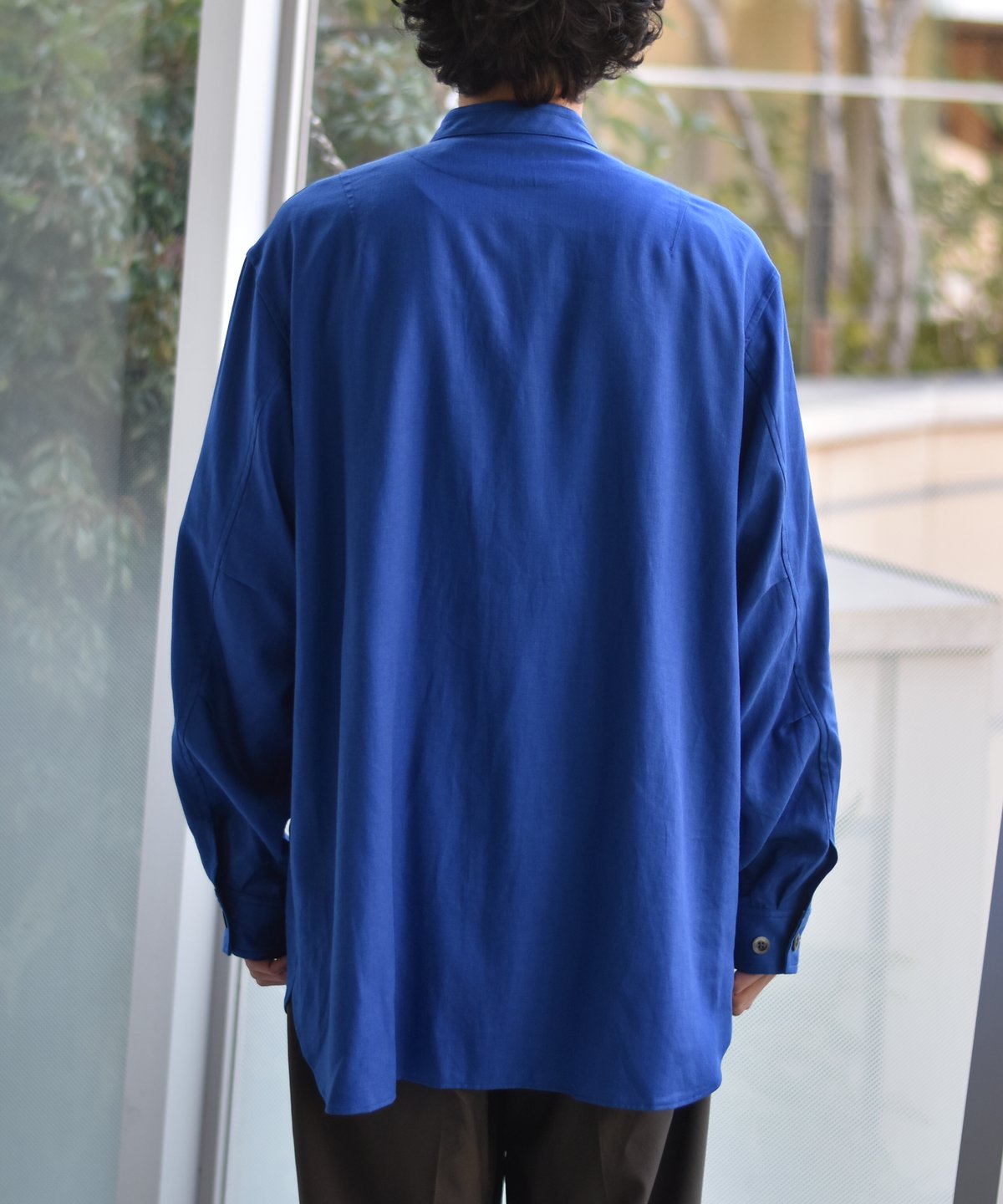 ULTERIOR　TWILL WORK SH-JKT size4 ULTERIOR LINEN RAYON TWILL WORK SHIRT JACKET | 大阪心斎橋の