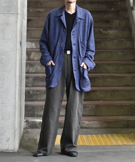 nakedgauge  COTTON×LINEN PIGMENT DYED ASHLEY PANTS