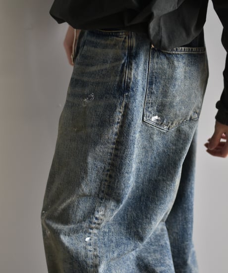refomed FRESH MAN DENIM WIDE PANTS "PAINT"