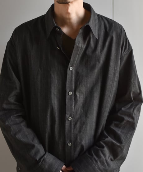 nakedgauge MADRAS STRIPE SHIRTS LS