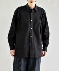 NEZU YOHIN TEN  ドビー塩縮コットンレギュラーシャツ