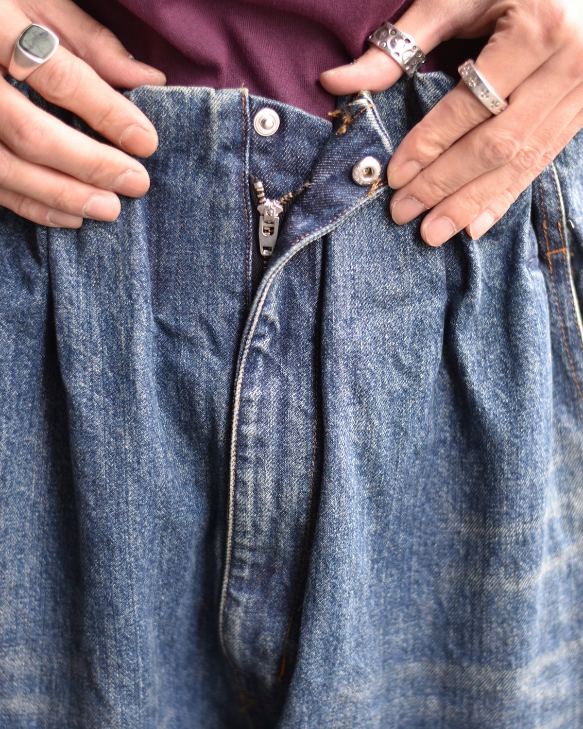 LAST1】NAM Accordion 5pkt Pants - Vintage | 45d