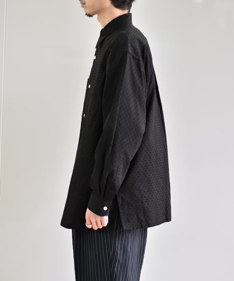 NEZU YOHIN TEN  ドビー塩縮コットンレギュラーシャツ