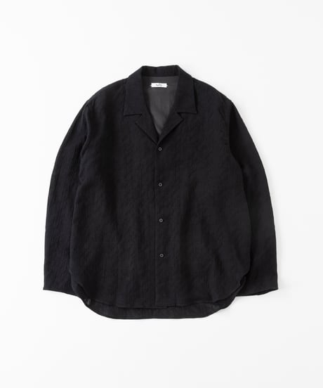 saby LAPEL SHIRTS - Bishu Japan Cotton Linen Jacquard FAB -