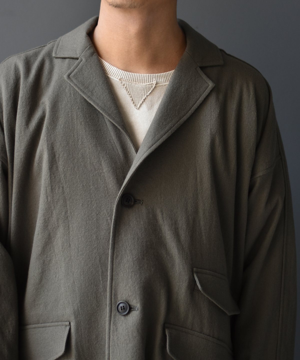 LAST1】O project BLAZER JACKET / BRUSHED SOFT